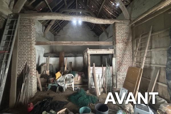 Grange et hangar à transformer en habitation, secteur prisé 