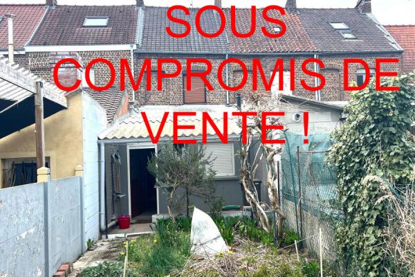 Maison 1930 centre ville, mitoyenne développant 80,37m2 et b