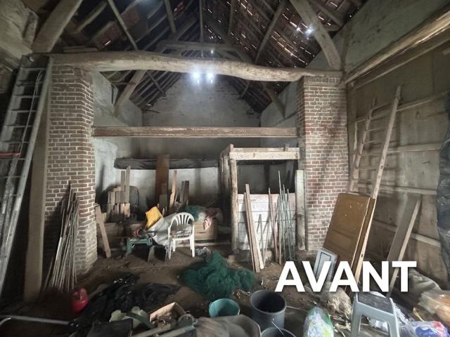 Grange et hangar à transformer en habitation, secteur prisé 