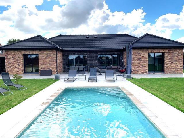 Plain-pied individuel neuf, secteur calme et prisé, 180m2 ha