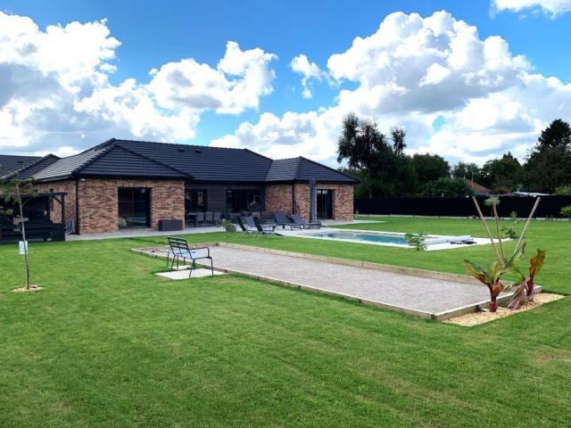 Plain-pied individuel neuf, secteur calme et prisé, 180m2 ha