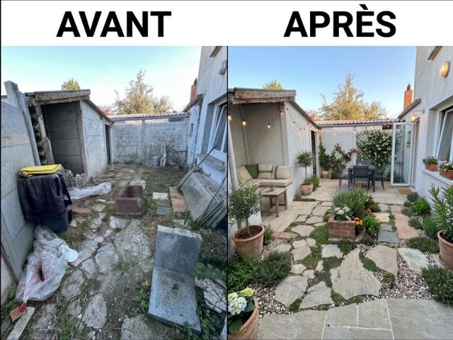 Maison mitoyenne à rénover, beau potentiel, secteur calme ! 
